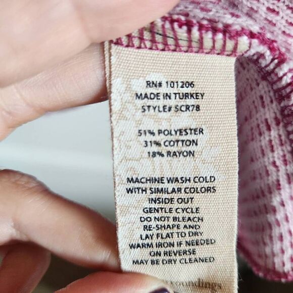 Soft Surroundings Sweater Womens 1X Plus Size Tunic Cowl Neck Langley Pullover L - Picture 5 of 5